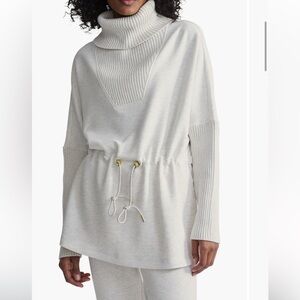 NWT SZ XL Varley Suffolk Longline Turtleneck Sweatshirt